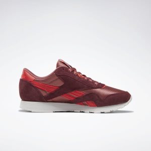 Adidasy Damskie Reebok Classic Nylon Bordowe/Różowe/Czerwone PL 34TQPMX